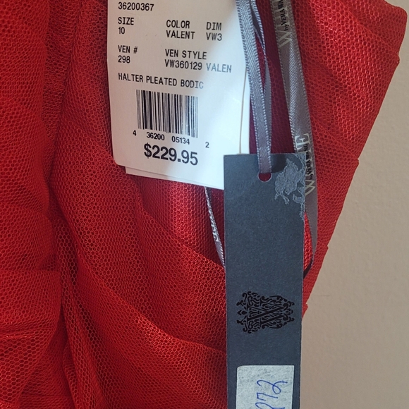 white by Vera Wang Red cocktail dress - Picture 5 of 8